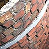 skrócenie spoinowanie  zabezpieczenia antykorozyjne  wykonanie zelbetonowego wienca wymiana instalacji odgromowej
